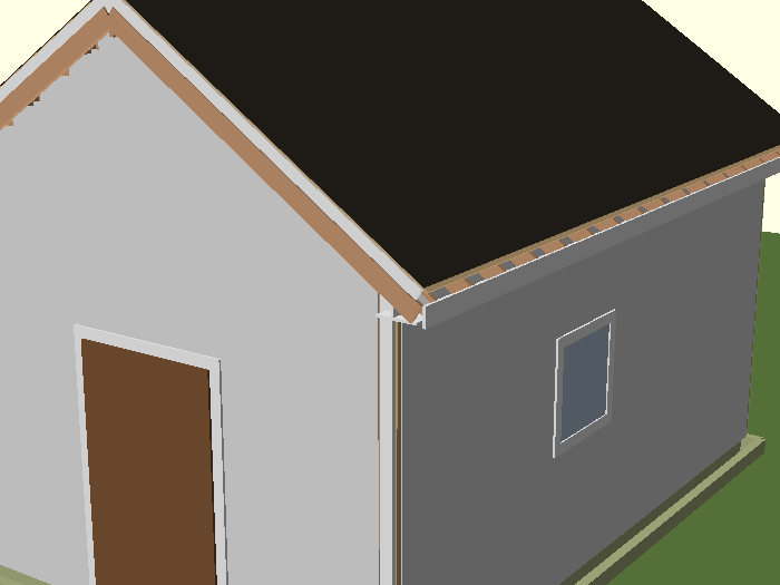 3D model of a shed